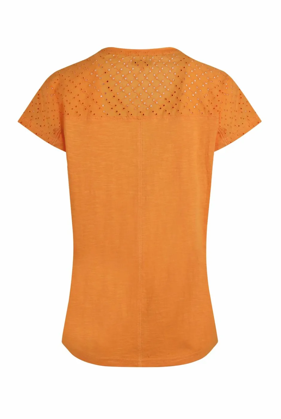 Weird Fish Tunics|Tops & T-Shirts|Pernille Organic Cotton Cutaway T-Shirt Orange