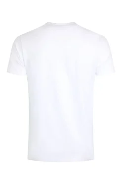 Weird Fish T-Shirts|Porter Organic Cotton Chest Print T-Shirt White