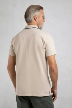 Weird Fish Polo & Rugby Shirts|Powell Organic Cotton Textured Jersey Polo Shirt String