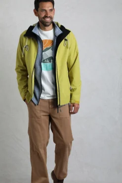 Weird Fish Coats, Jackets And Gilets|Coats, Jackets And Gilets|Prescott Waterproof Packable Jacket Tarragon