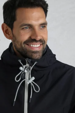 Weird Fish Coats, Jackets And Gilets|Coats, Jackets And Gilets|Prescott Waterproof Packable Jacket Midnight Black