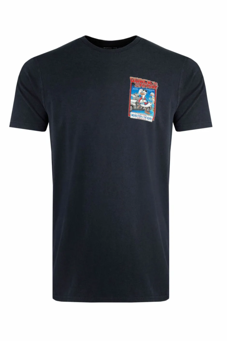 Weird Fish T-Shirts|Quack to the Future RSPB Collaboration Artist T-Shirt Navy