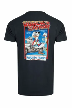 Weird Fish T-Shirts|Quack to the Future RSPB Collaboration Artist T-Shirt Navy