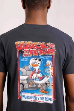 Weird Fish T-Shirts|Quack to the Future RSPB Collaboration Artist T-Shirt Navy