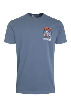 Weird Fish T-Shirts|Quack to the Future RSPB Collaboration Artist T-Shirt Mid Blue
