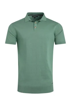 Weird Fish Polo & Rugby Shirts|Quentin Short Sleeve Knitted Polo Ivy