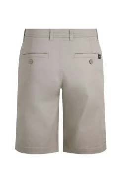 Weird Fish Shorts|Rayburn Organic Cotton Flat Front Shorts Flint Stone