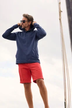 Weird Fish Shorts|Rayburn Organic Cotton Flat Front Shorts Radical Red