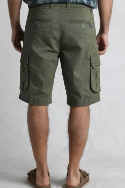 Weird Fish Shorts|Rigney Cargo Shorts Dark Olive