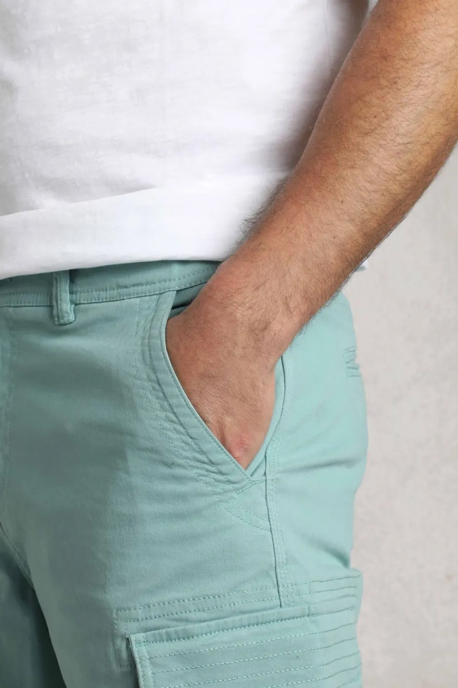 Weird Fish Shorts|Rigney Cargo Shorts Mineral Blue