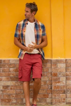 Weird Fish Shorts|Rigney Cargo Shorts Paprika