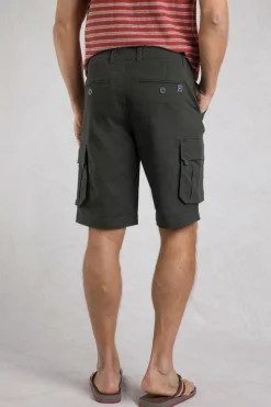 Weird Fish Shorts|Rigney Cargo Shorts Washed Black