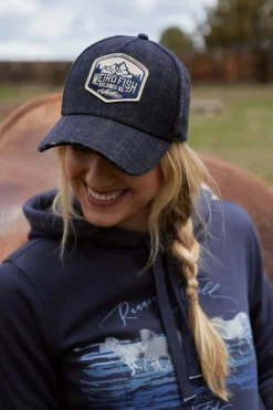 Weird Fish Caps & Scarves|Scarves & Caps|Rosthwaite Flannel Check Cap Navy