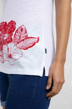 Weird Fish Tunics|Tops & T-Shirts|Samsoe Eco Printed Vest Crimson