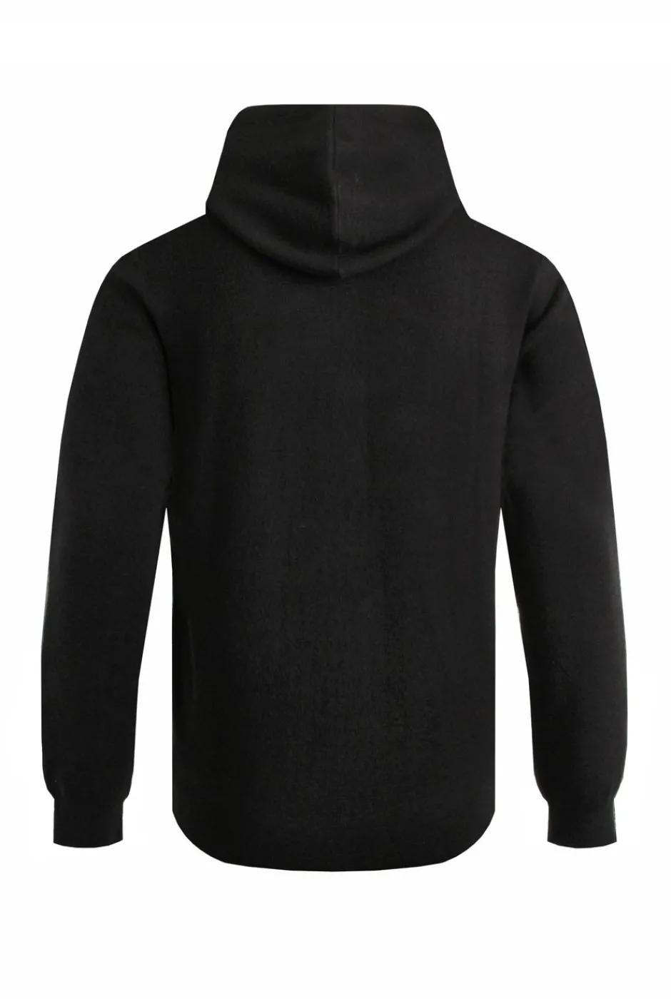 Weird Fish Sweatshirts & Hoodies|Samuel Knitted Full Zip Hooded Jumper Black