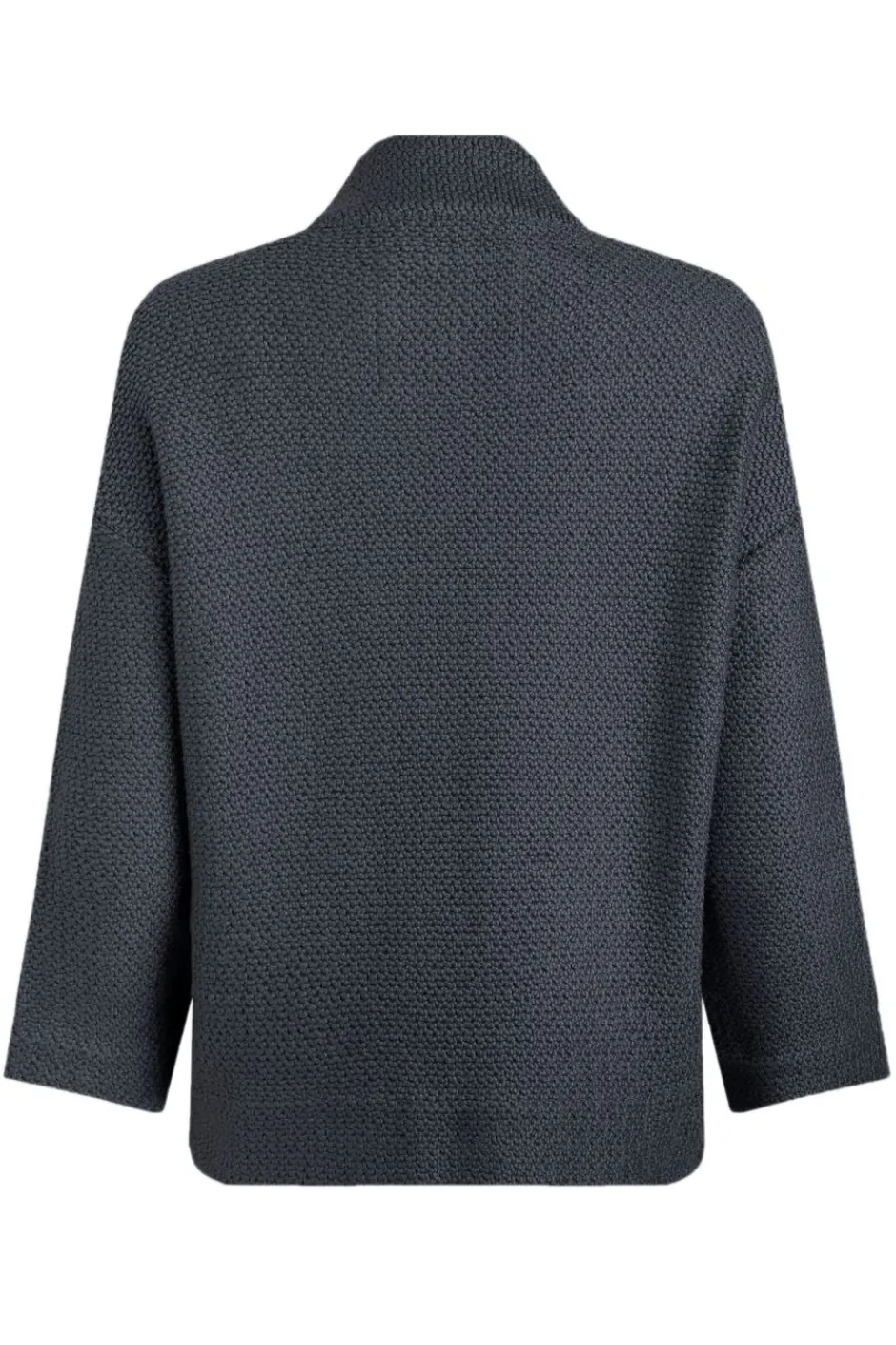 Weird Fish Sweatshirts & Hoodies|Santosh Cropped Eco Macaroni Kimono Cardigan Navy