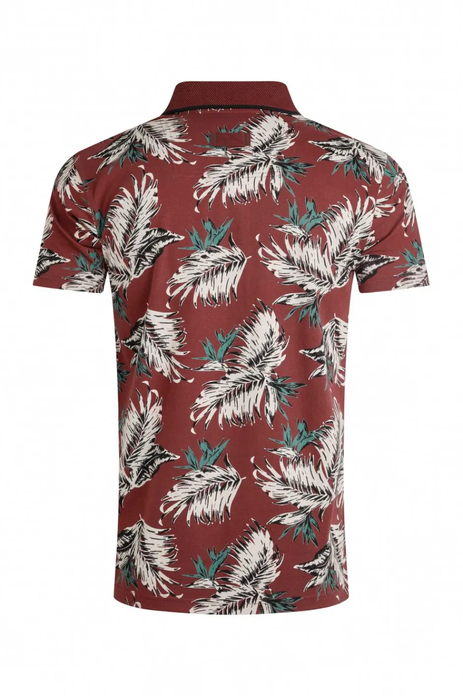 Weird Fish Polo & Rugby Shirts|Sarat Organic Cotton Printed Polo Paprika