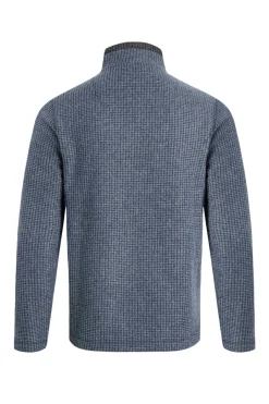 Weird Fish Fleece|Shires Eco Full Zip Grid Fleece Navy