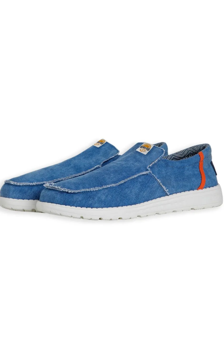 Weird Fish Caps & Scarves|Scarves & Caps|Shoal Washed Canvas Lightweight Slip On Shoes Denim
