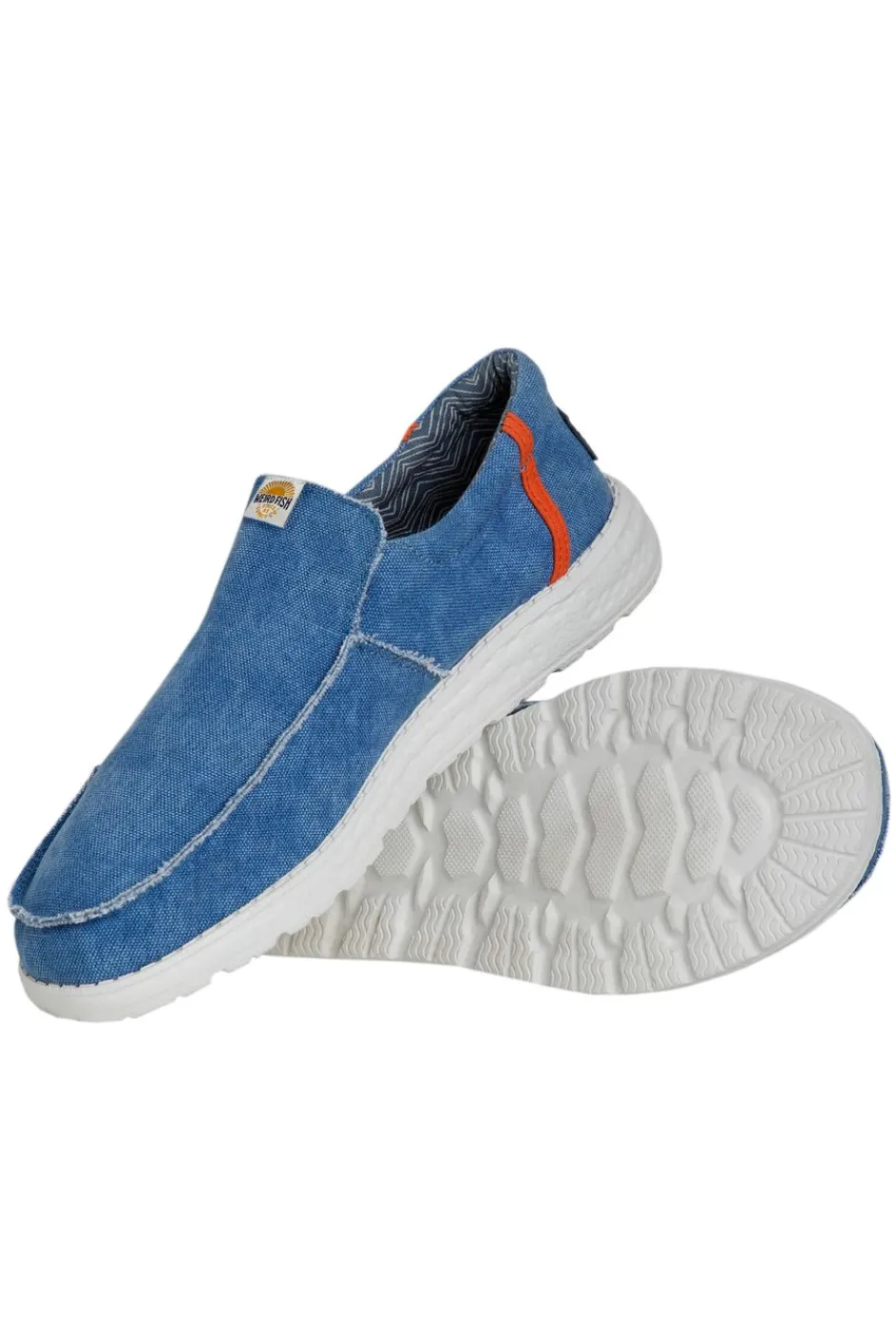 Weird Fish Caps & Scarves|Scarves & Caps|Shoal Washed Canvas Lightweight Slip On Shoes Denim