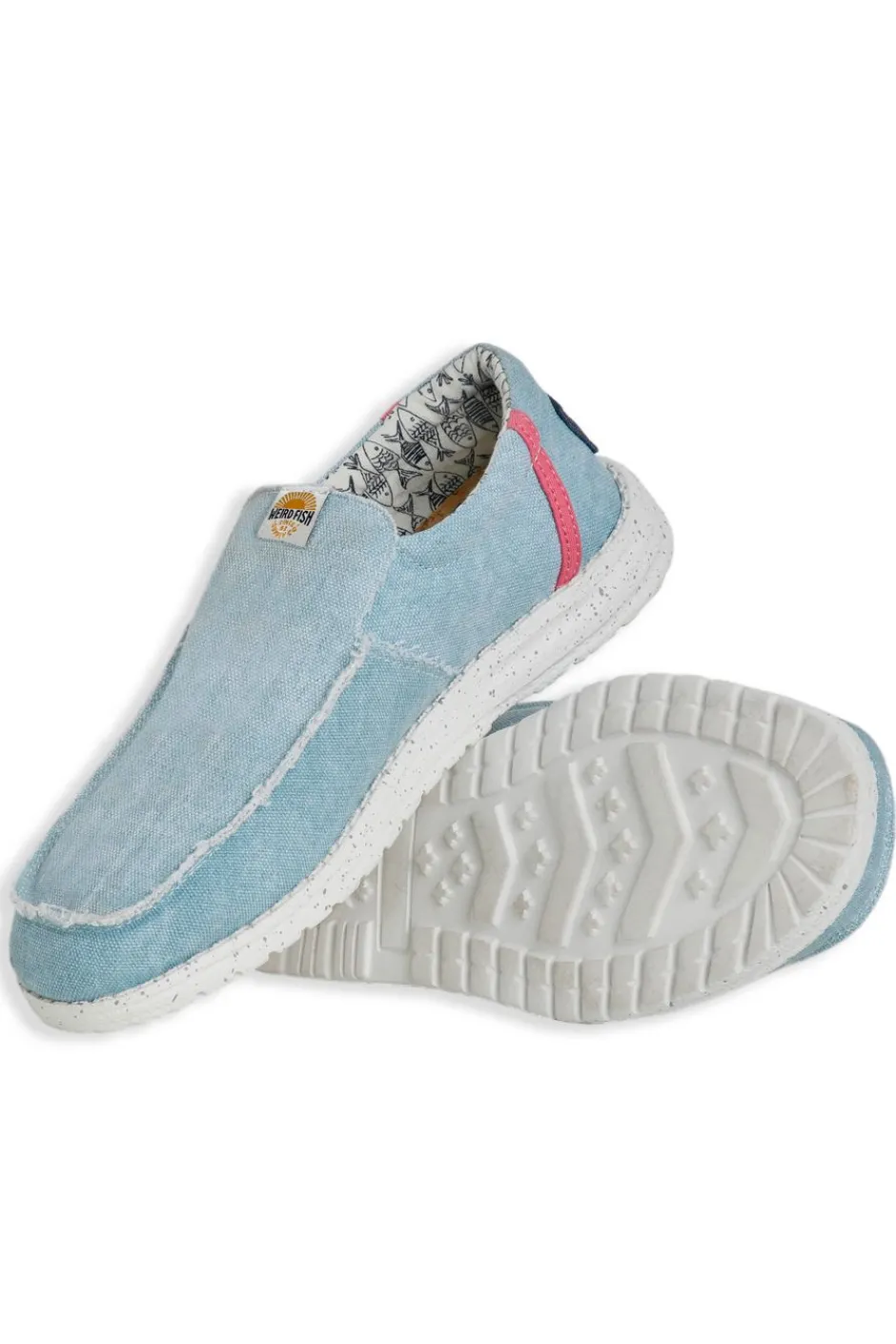 Weird Fish Flipflops And Footwear|Flipflops And Footwear|Shoaler Washed Canvas Lightweight Slip On Shoes Denim