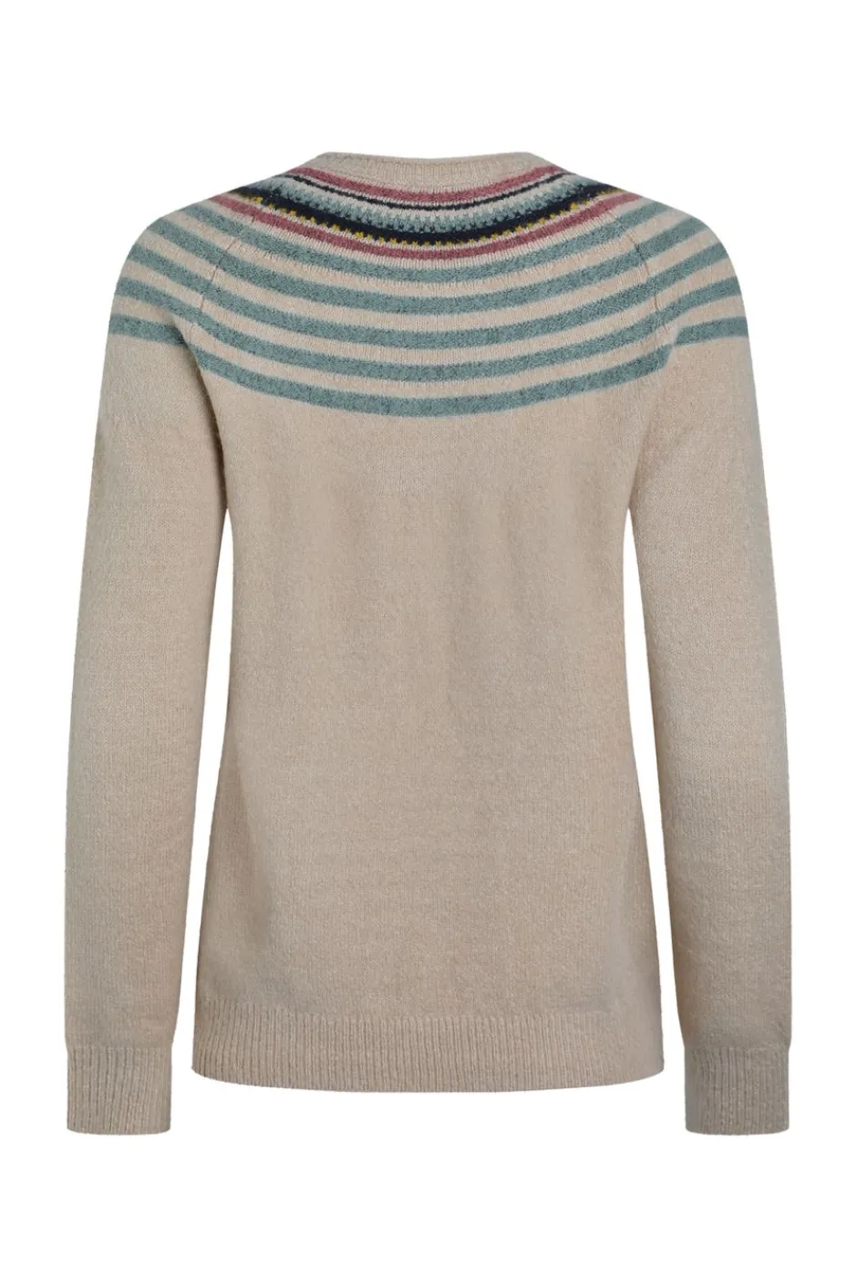 Weird Fish Jumpers & Cardigans|Knitwear|Sinatra Eco Patterned Knit Jumper Ecru