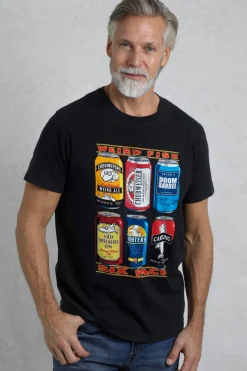 Weird Fish T-Shirts|Six Pack Front Print Artist T-Shirt Navy