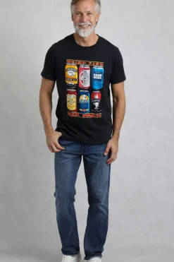 Weird Fish T-Shirts|Six Pack Front Print Artist T-Shirt Navy
