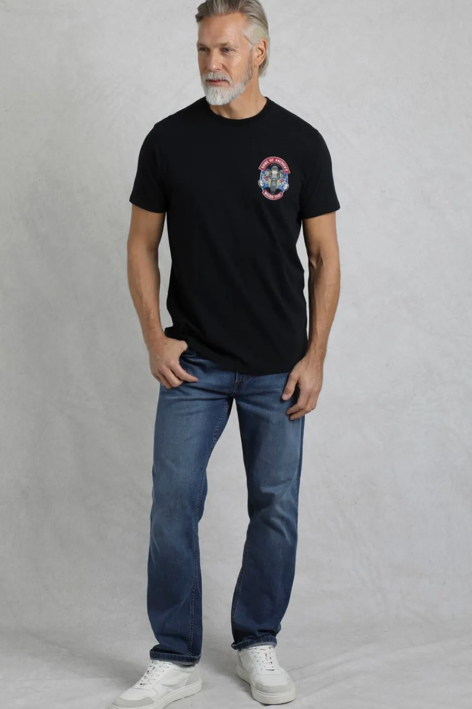 Weird Fish T-Shirts|Sons of Anchovy Back Print Artist T-Shirt Black