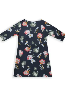 Weird Fish Kids Dresses & Leggings|Starlight Girls Organic Cotton Printed Dress Navy