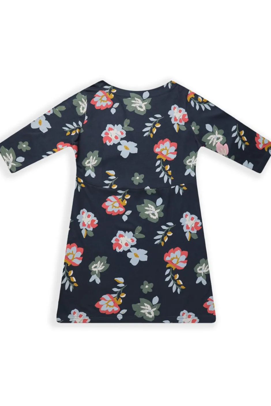 Weird Fish Kids Dresses & Leggings|Starlight Girls Organic Cotton Printed Dress Navy