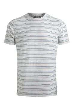 Weird Fish T-Shirts|Steve Striped T-Shirt Ecru