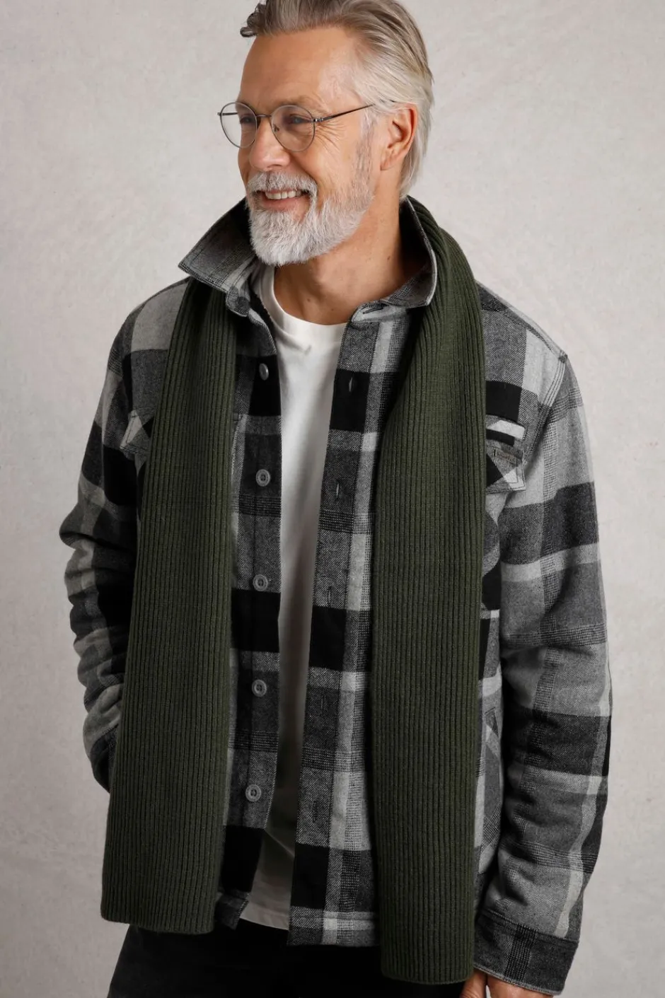 Weird Fish Caps & Scarves|Scarves & Caps|Stornoway Ribbed Scarf Fir Green