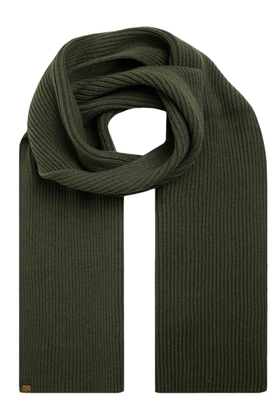 Weird Fish Caps & Scarves|Scarves & Caps|Stornoway Ribbed Scarf Fir Green