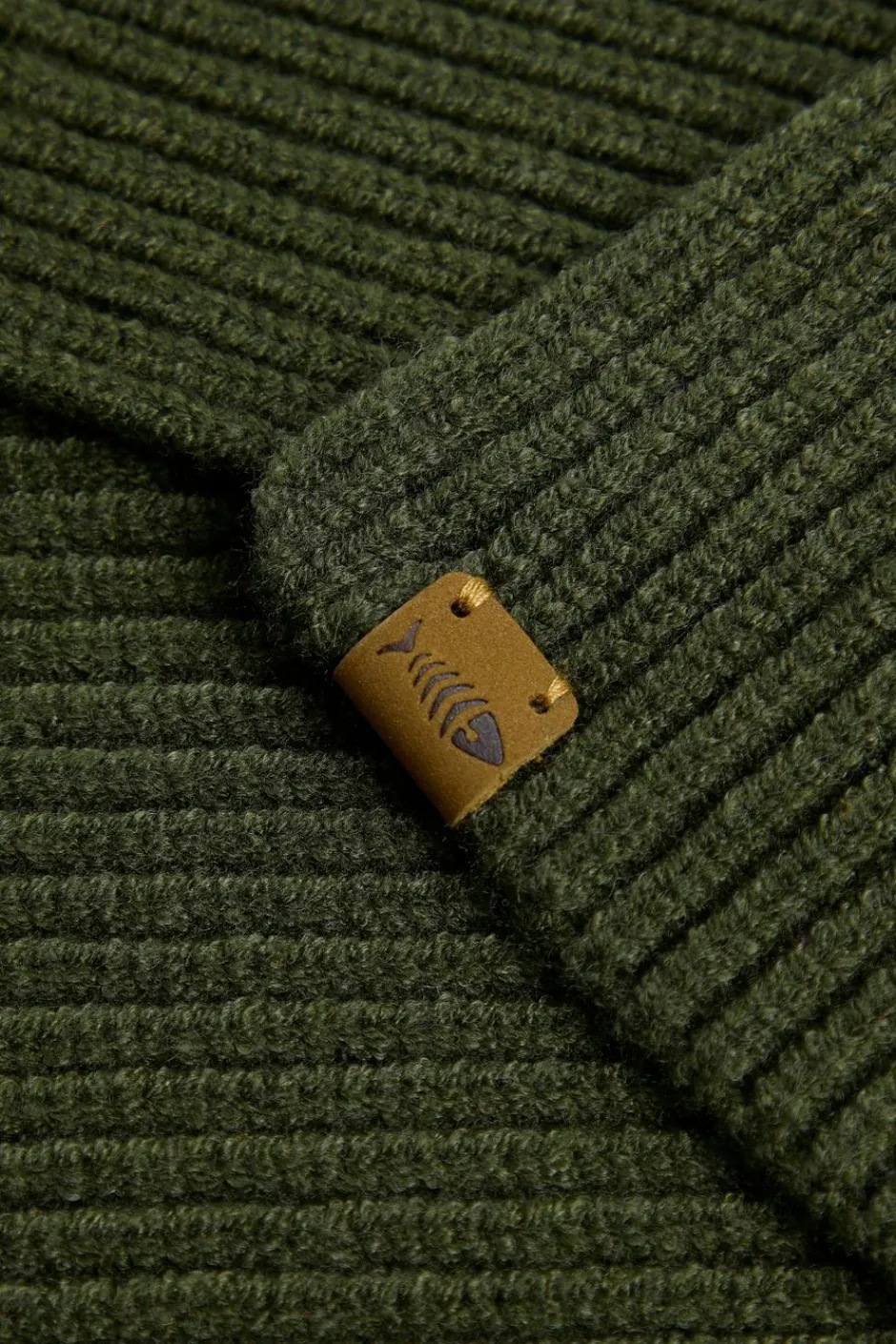 Weird Fish Caps & Scarves|Scarves & Caps|Stornoway Ribbed Scarf Fir Green