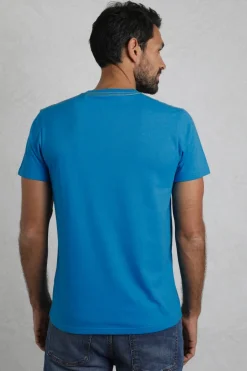 Weird Fish T-Shirts|Summer Sector Front Print Eco Graphic T-Shirt Lagoon Blue