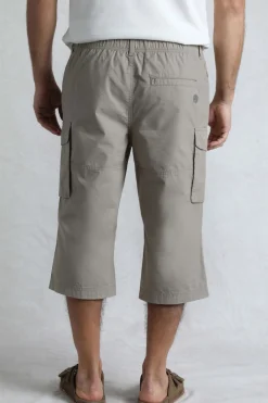 Weird Fish Trousers & Jeans|Summersville 3/4 Length Ripstop Cargo Trousers Flint Stone