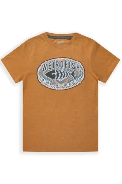 Weird Fish Kids Tops & T-Shirts|Surf Co Kids Eco Graphic T-Shirt Caramel