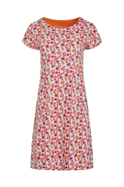 Weird Fish Dresses|Tallahassee Organic Jersey Dress Apricot