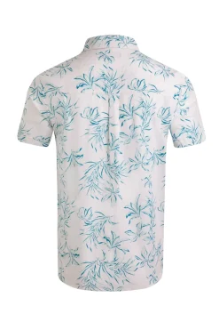 Weird Fish Shirts|Linen|Tarim Linen Rich Hawaiian Shirt Blue