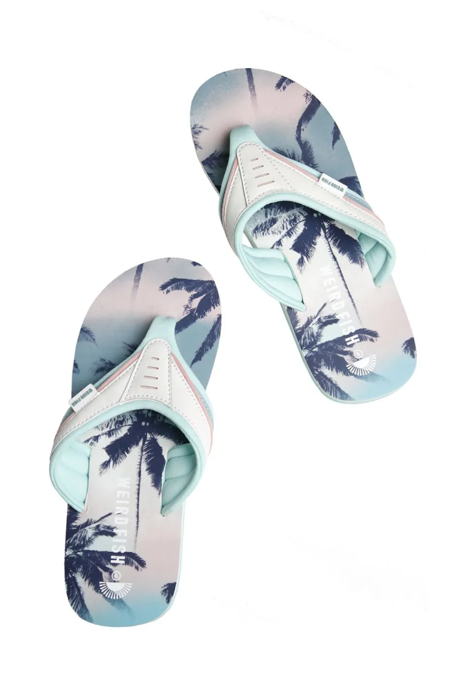 Weird Fish Flipflops And Footwear|Flipflops And Footwear|Thurleston Printed Flip Flops Aqua Marine