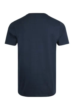 Weird Fish T-Shirts|Tidal Organic Cotton Branded Pocket T-Shirt Navy