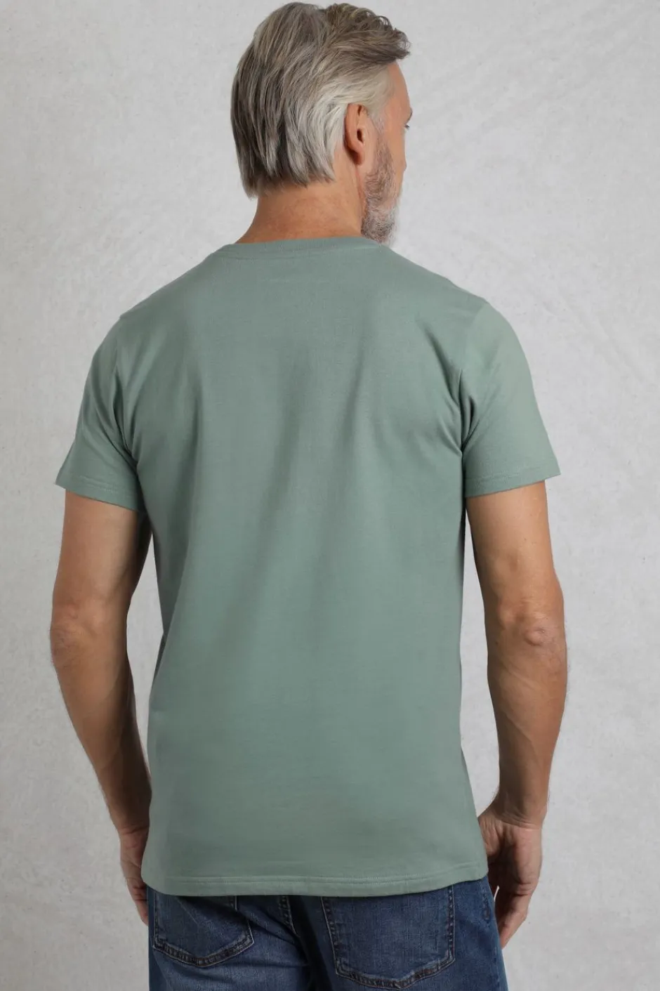Weird Fish T-Shirts|Tidal Organic Cotton Branded Pocket T-Shirt Dusty Teal