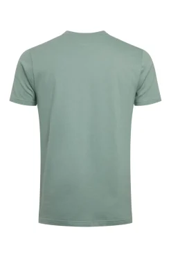 Weird Fish T-Shirts|Tidal Organic Cotton Branded Pocket T-Shirt Dusty Teal