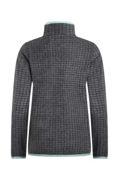 Weird Fish Fleece|Tilly Eco Full Zip Grid Fleece Navy