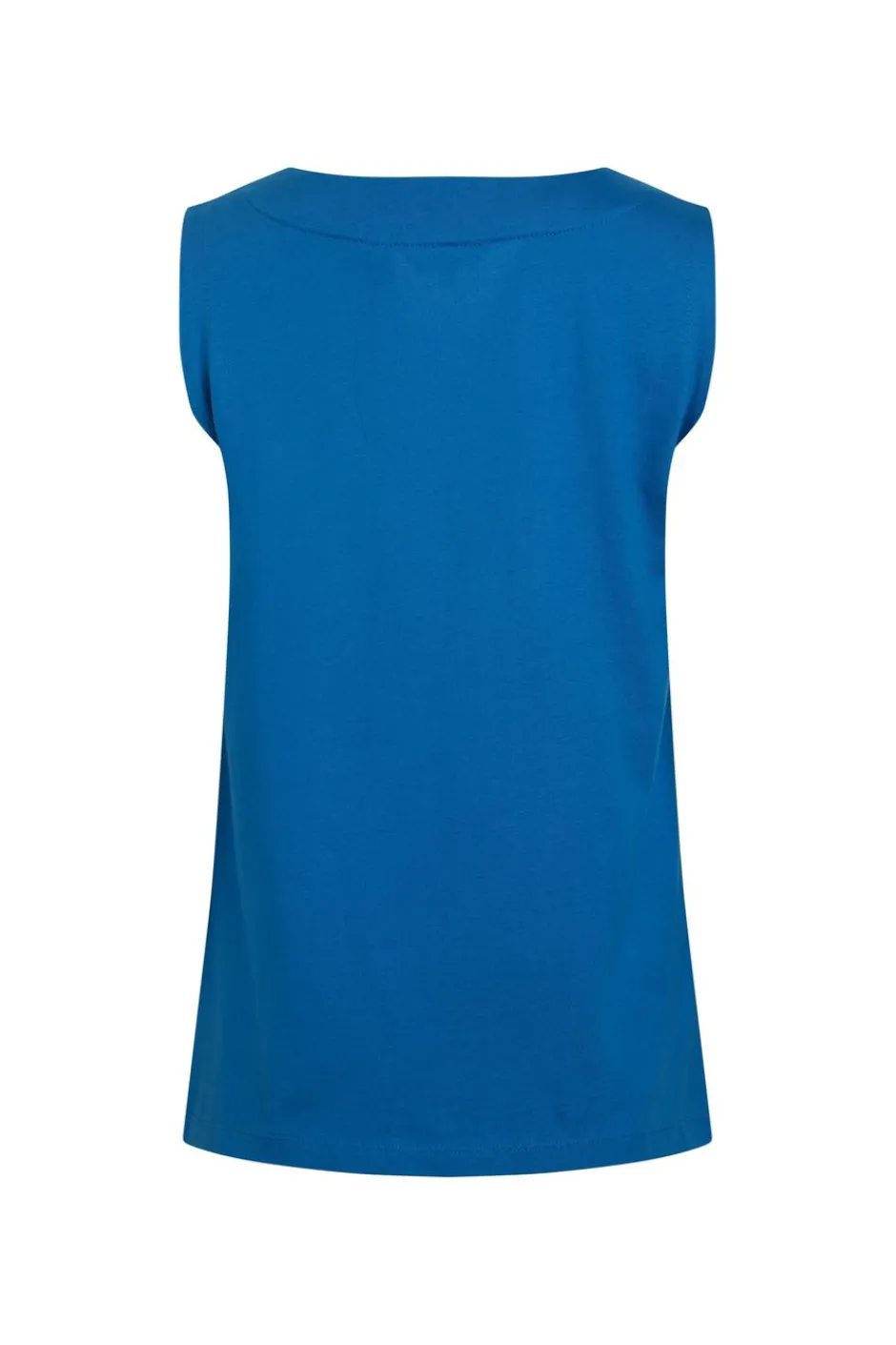 Weird Fish Tunics|Tops & T-Shirts|Tirtha Organic Cotton Embroidered Jersey Vest Adriatic Blue