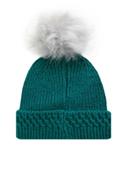 Weird Fish Socks & Tights|Socks & Tights|Tongass Eco Bobble Hat Peacock Blue