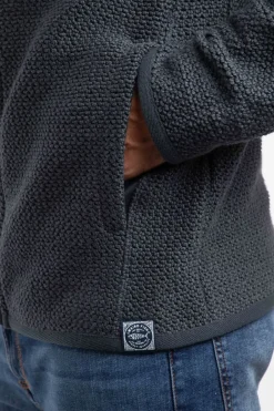 Weird Fish Sweatshirts & Hoodies|Transom Eco Full Zip Macaroni Navy