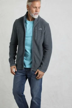 Weird Fish Sweatshirts & Hoodies|Transom Eco Full Zip Macaroni Dusty Blue