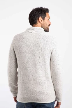 Weird Fish Sweatshirts & Hoodies|Transom Eco Full Zip Macaroni Ecru